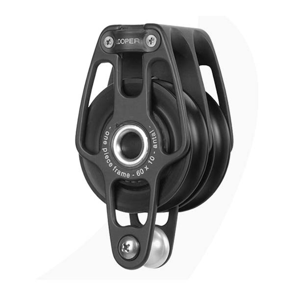 Antal 70mm Double Loop Block w/ Becket (no loop included)