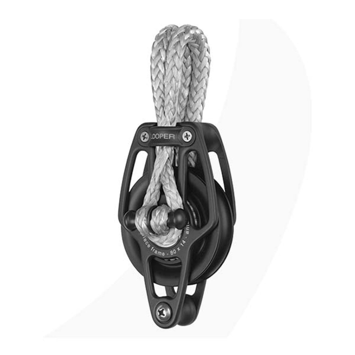 Antal 70mm Single Snap Loop Block w/ Becket