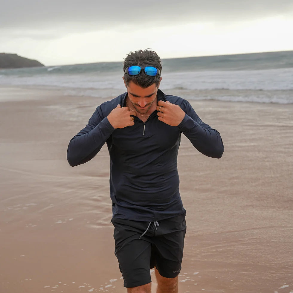 Vaikobi UV Ocean Tech Long Sleeve Zip Top