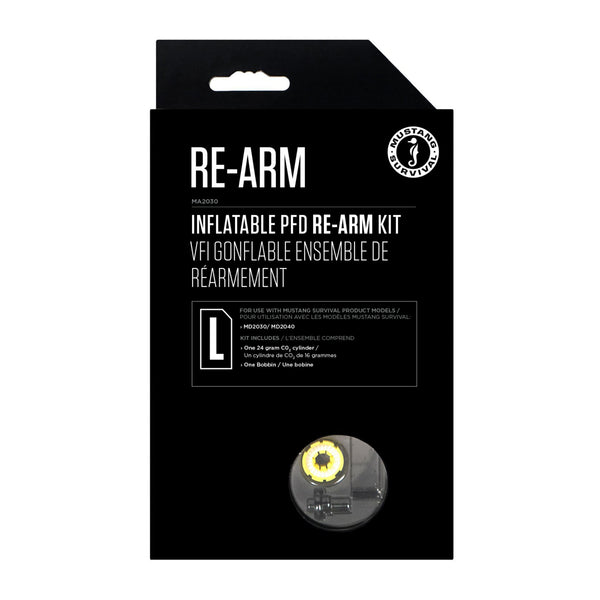 Mustang Survival Re-Arm Kit L - 24g Auto/Manual Threaded Cylinder