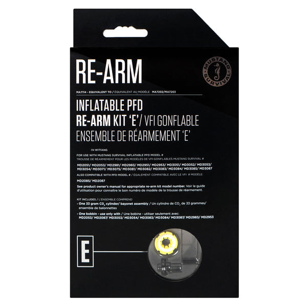 Mustang Survival Re-Arm Kit E - 33g Auto/Manual with Bayonet