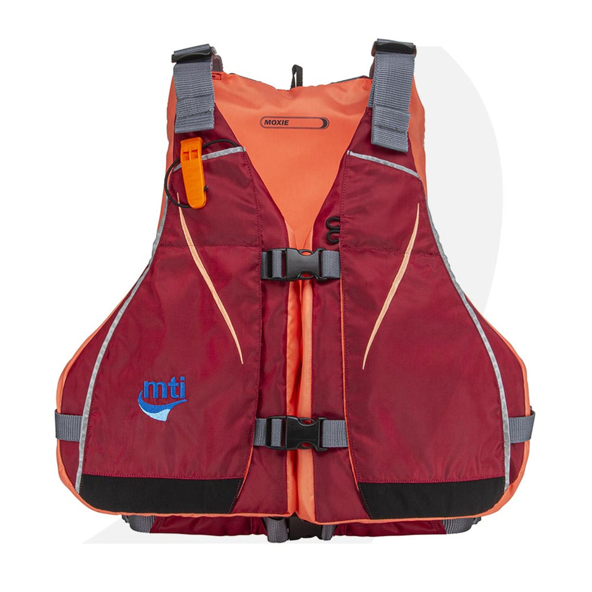 MTI Lifejacket Moxie, Merlot/Coral Print
