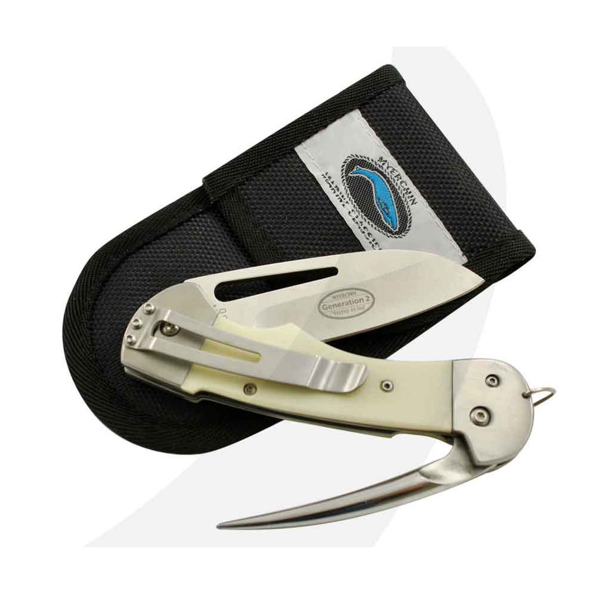 Myerchin Knives AF300 Gen 2, Bone Handle Captain