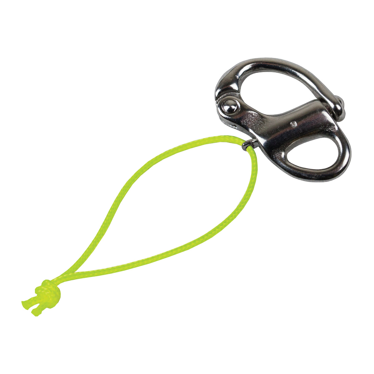 Optiparts Snap Shackle, Mini, Stainless Steel With String Lanyard