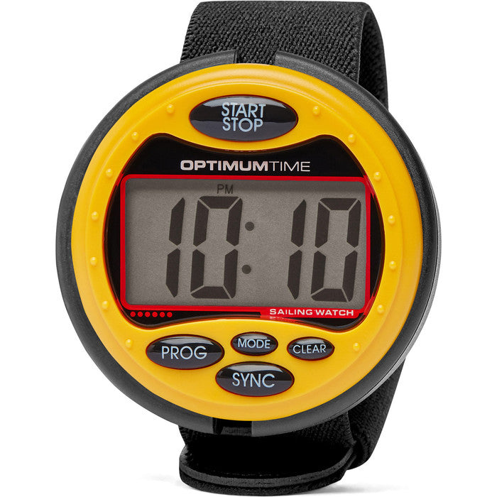 Optimum Time OS Series 3 Sailing Watch, Yellow
