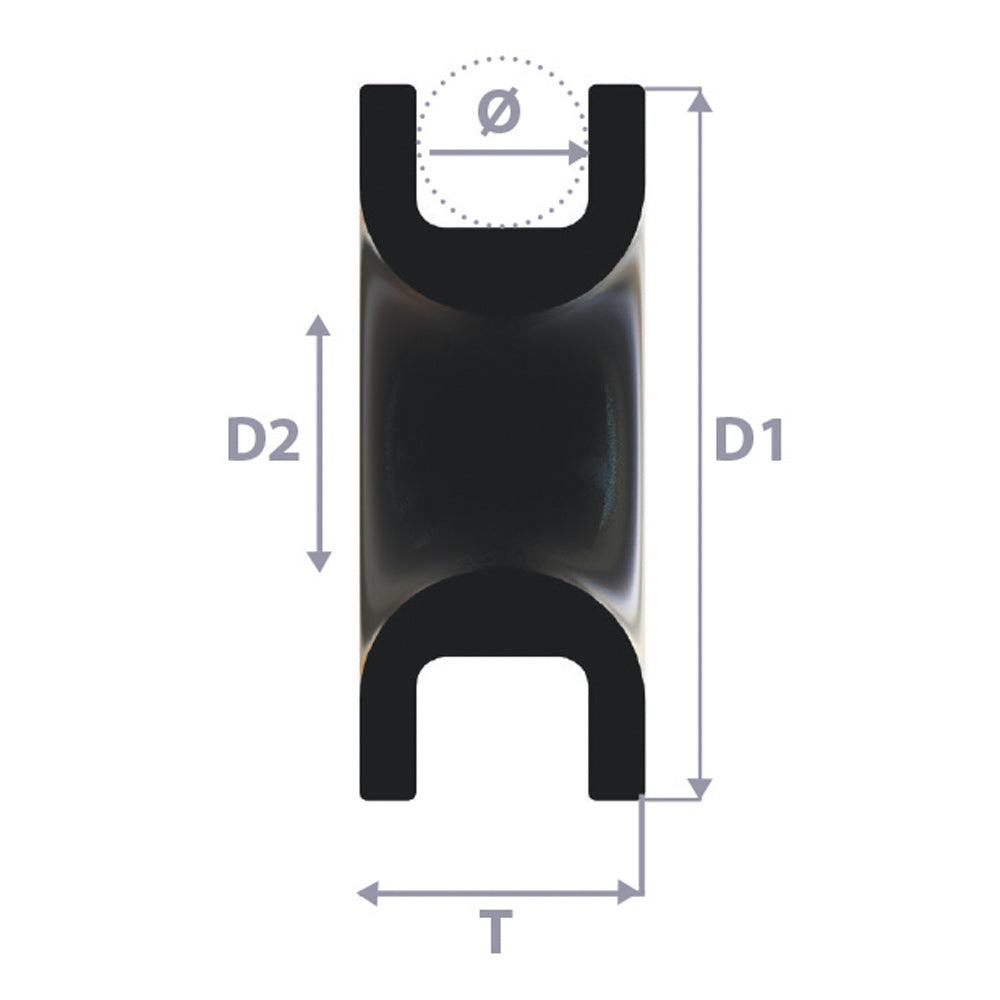 Optiparts Windesign 25mm Low Friction Ring Optimist Halyard