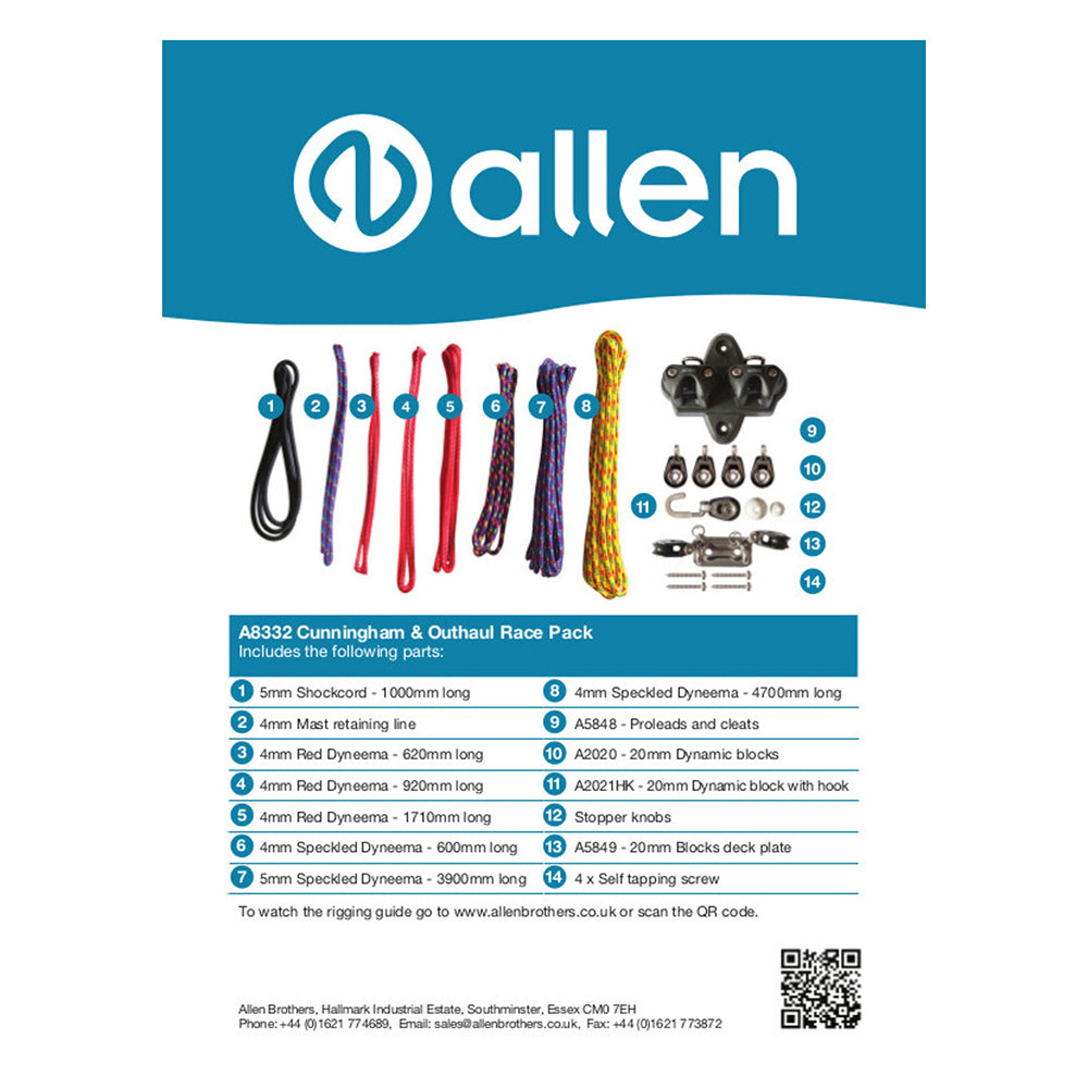 Allen Brothers Dinghy Downhaul/Outhaul Pack