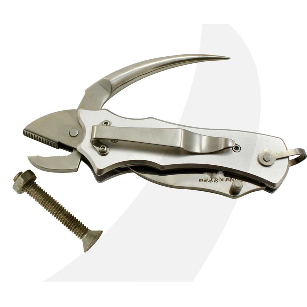 Myerchin Knives P300SL Sailors Tool Silver Handle