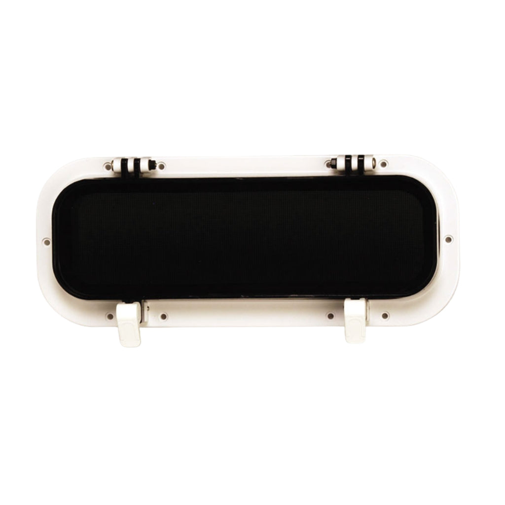 Beckson Port Cam 4x14x2" White/Clear