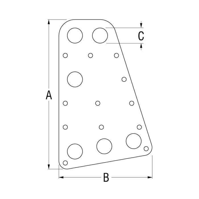 Ronstan Headboard Plates Series 26, 30