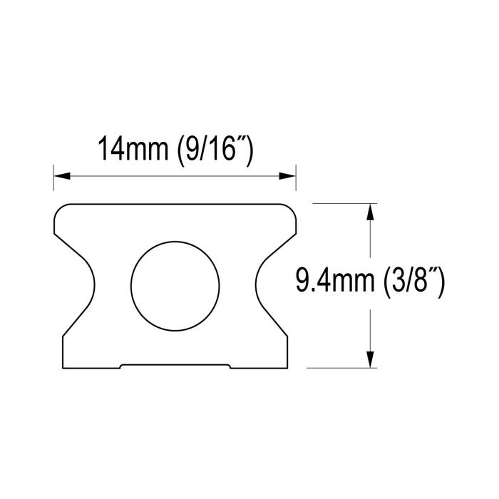 Ronstan Series 14 Ball Bearing Traveller Track 2m