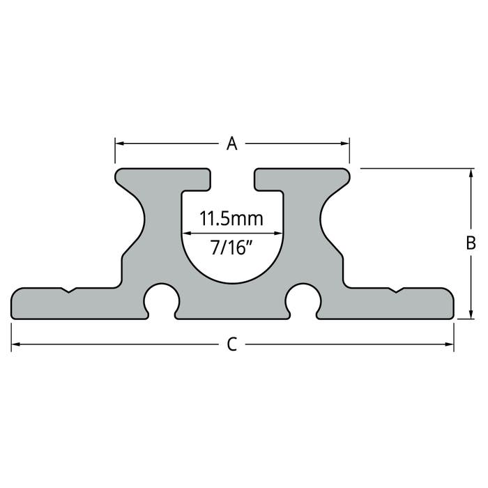 Ronstan Series 26 Luff Groove Mast Track 2m