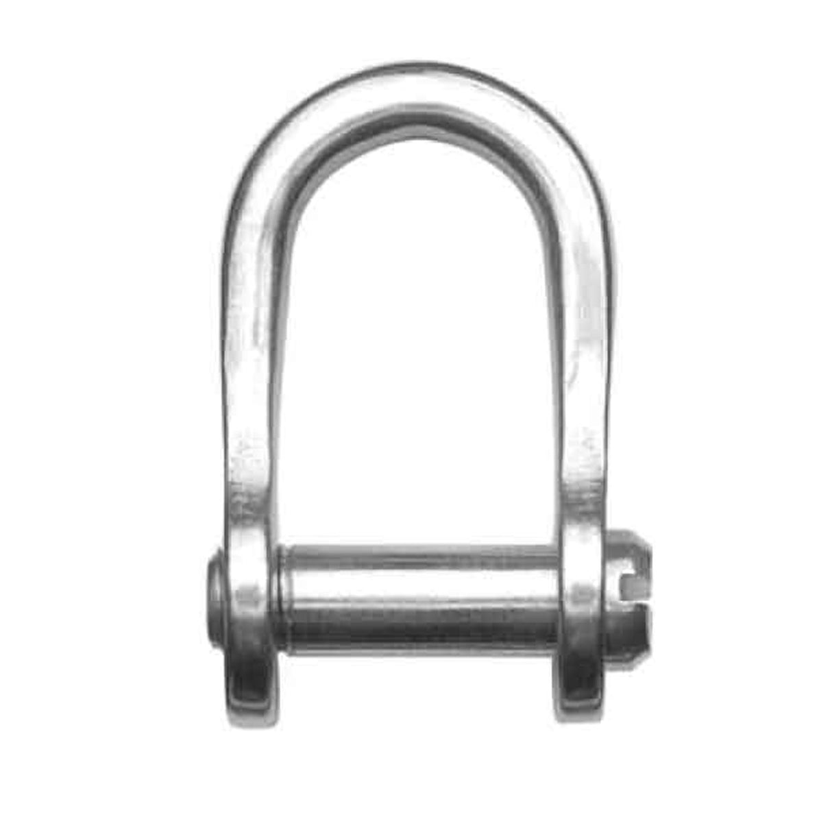 Ronstan Stainless Steel D Shackle 1/4 Pin Slotted Head