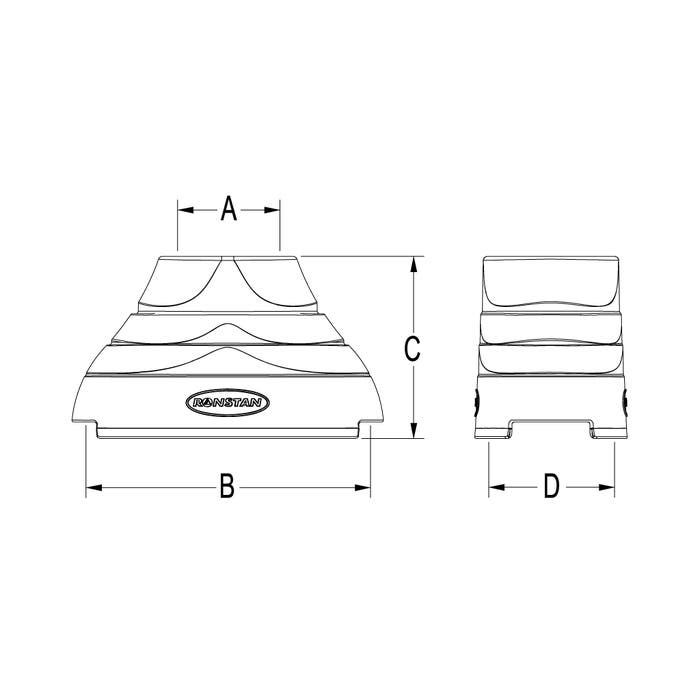 Ronstan Stand-Up Base, Series 40