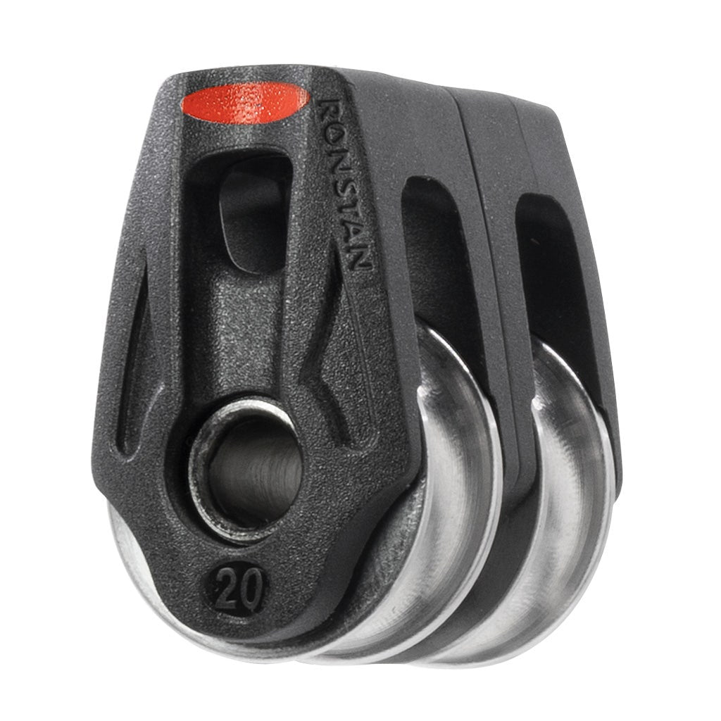 Ronstan Series 20 Ball Bearing HHL Lashing Orbit Block Double