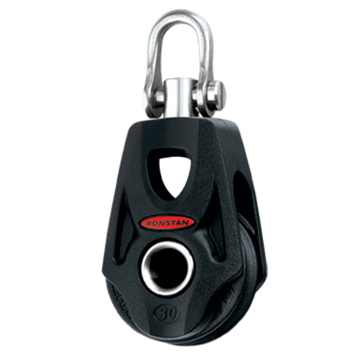 Ronstan Series 30 Orbit Block, Single, Swivel Shackle Head, Becket