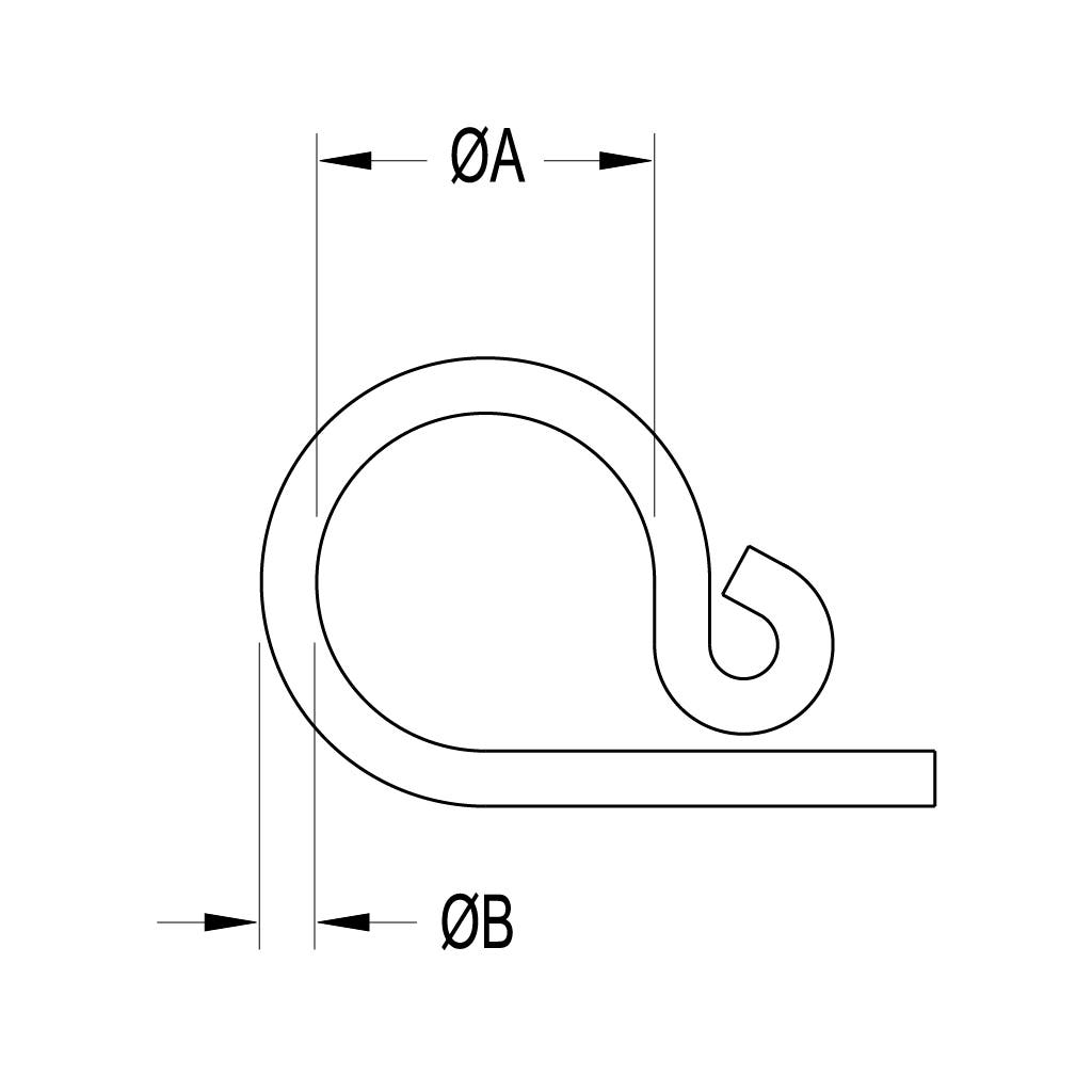 Ronstan Clevis Pin Retaining Clip