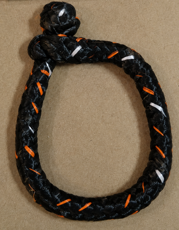 Robship Soft shackle, bow color (black/orange/white)