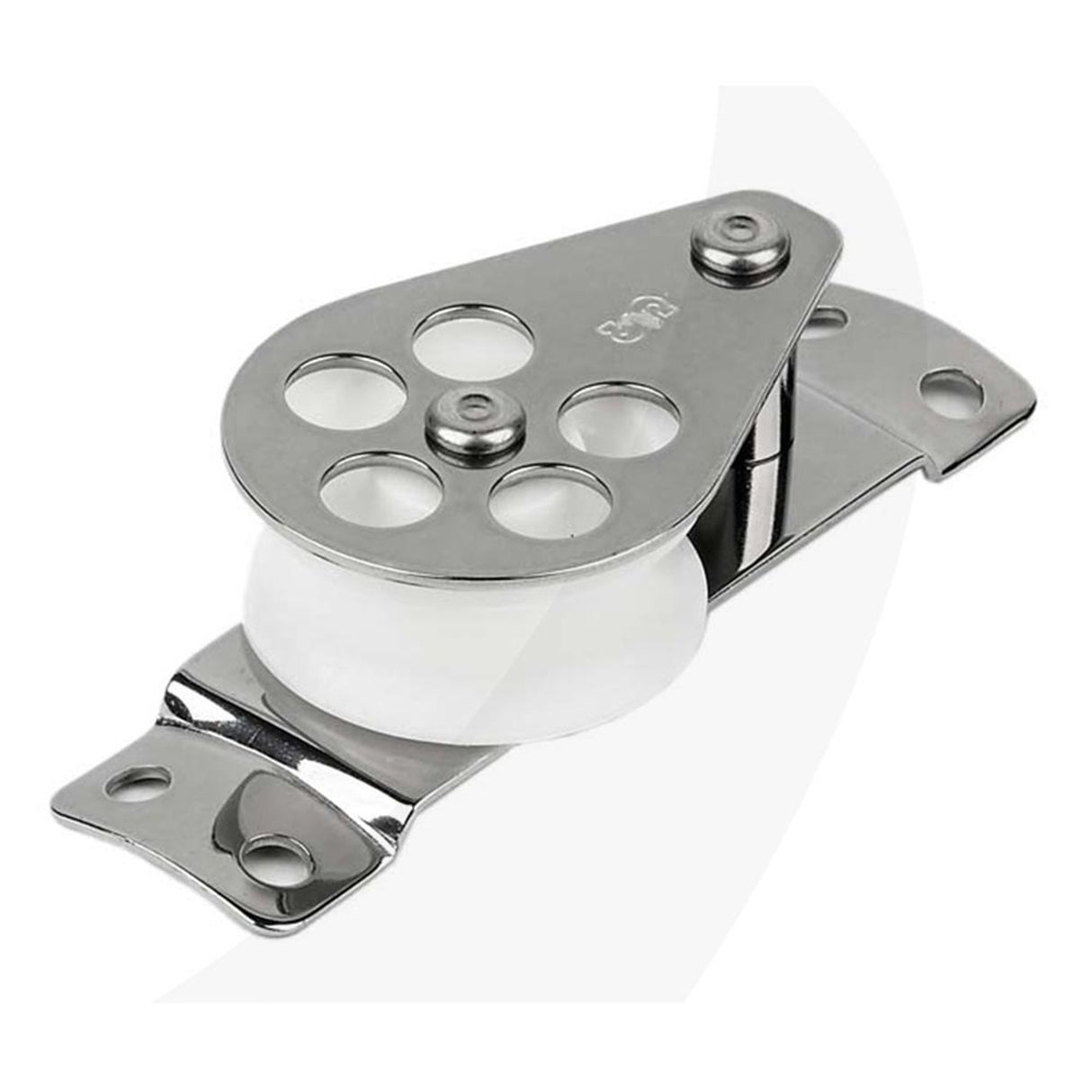 Schaefer Cheek Block Curved Base, Sng/Delrin