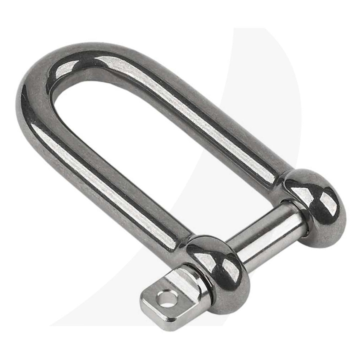 Schaefer Long D Shackle, 1/4"(6mm) Pin
