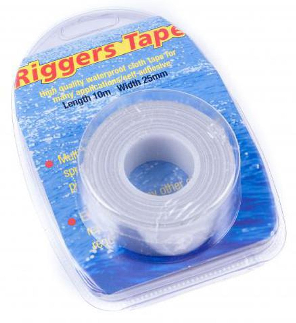 Sea Sure Riggers Tape 10m X 25mm Silver