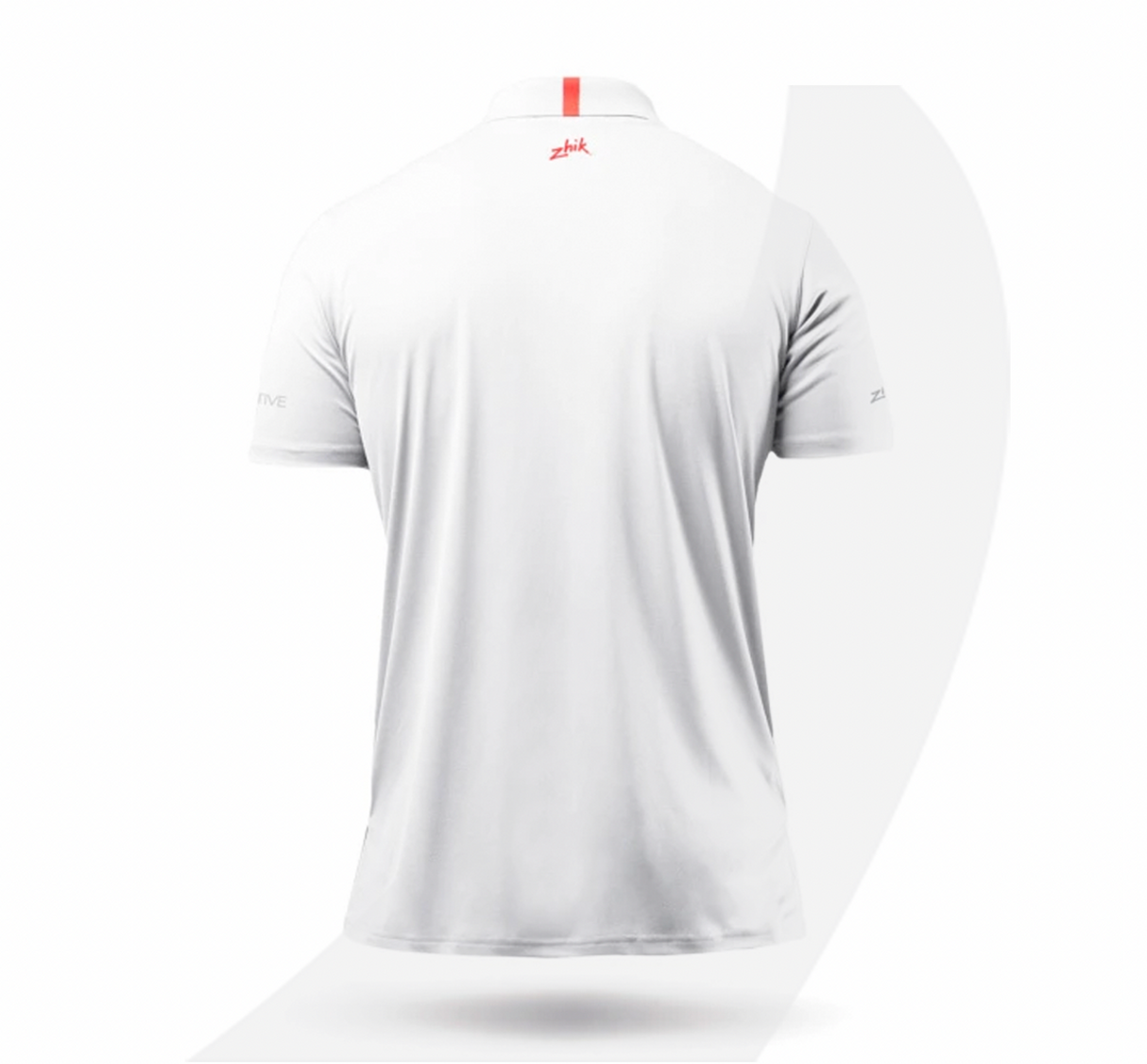 Zhik Mens UVActive Zip Sports Polo - White