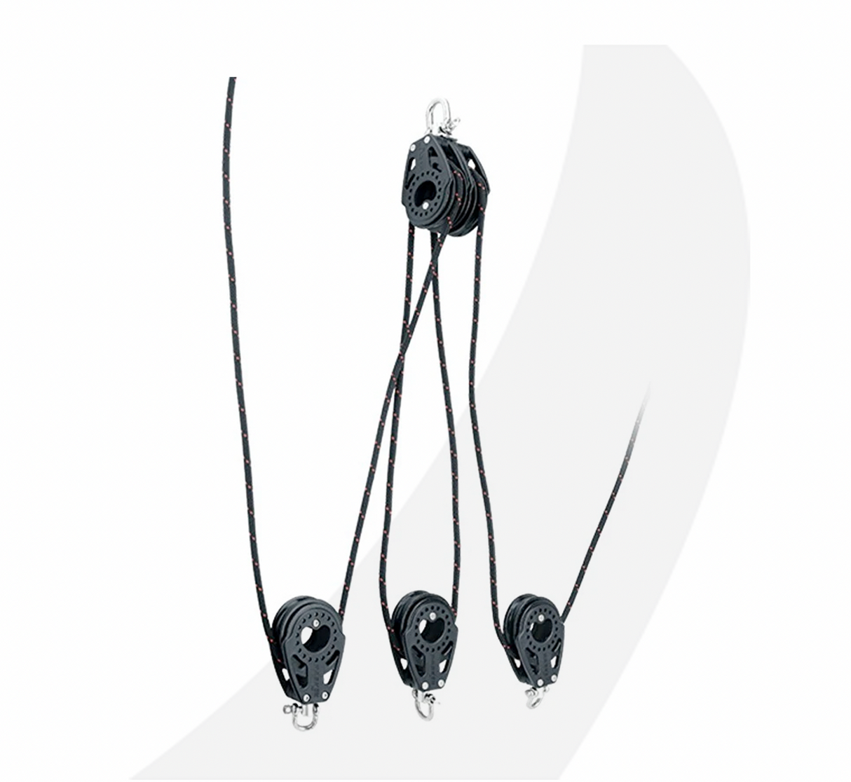 Harken 4:1 Double Ended 75mm Carbo Purchase System