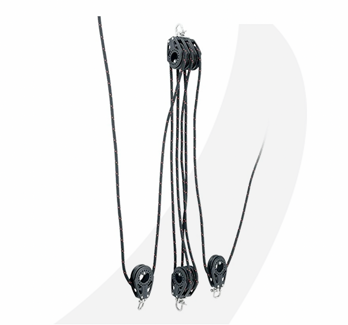 Harken 6:1 Double-Ended 57mm Carbo Purchase System