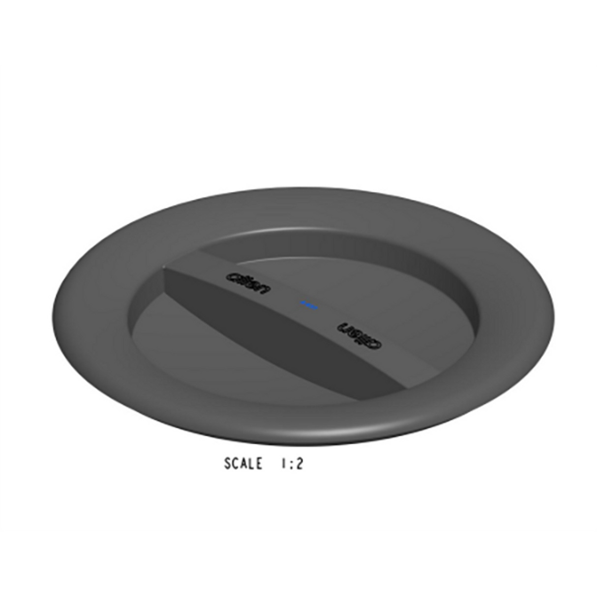 Allen Brothers 145MM O Hatch Cover - Grey