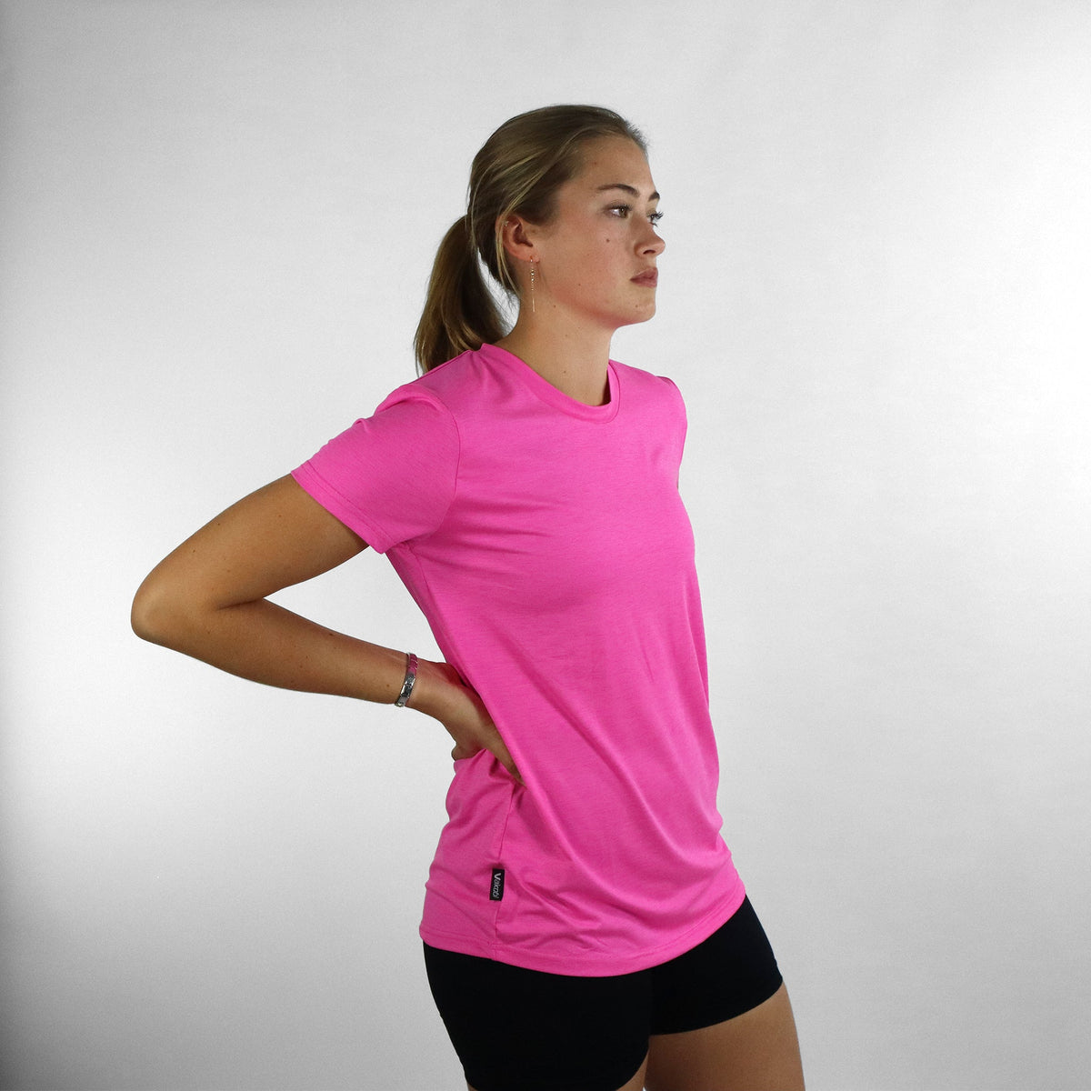 Vaikobi Women's UV Ocean Tech Short Sleeve Tee - Pink