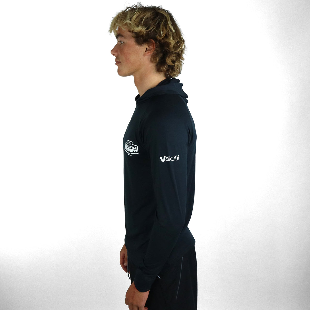 Vaikobi Newcastle Surfest UV Ocean Tech Hooded Top - Charcoal