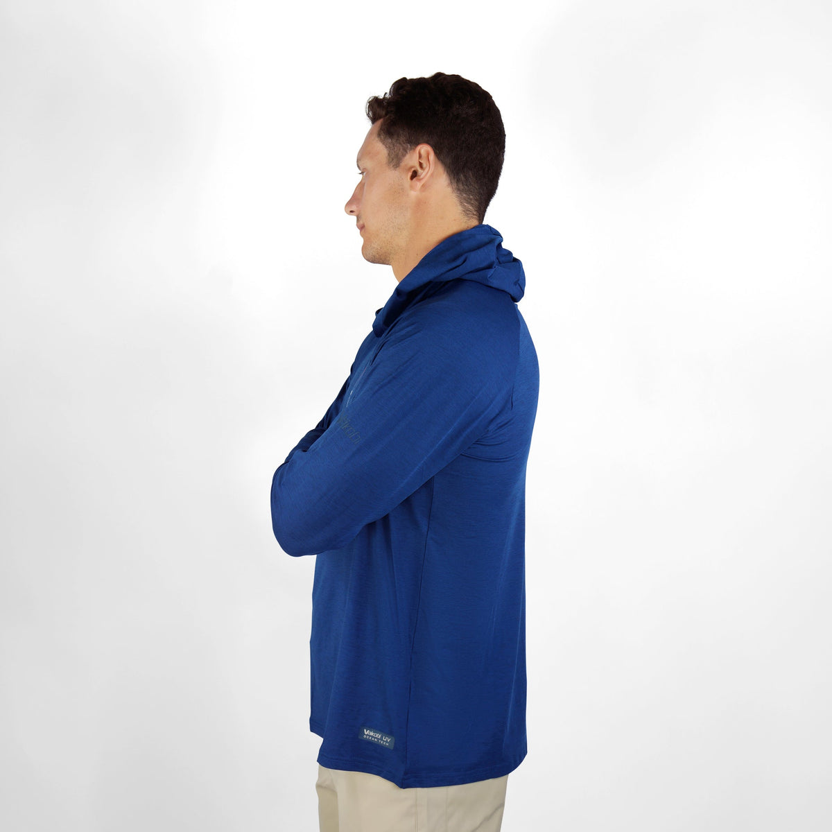 Vaikobi 18 Footers UV Ocean Tech Long Sleeve Hooded Top - Navy