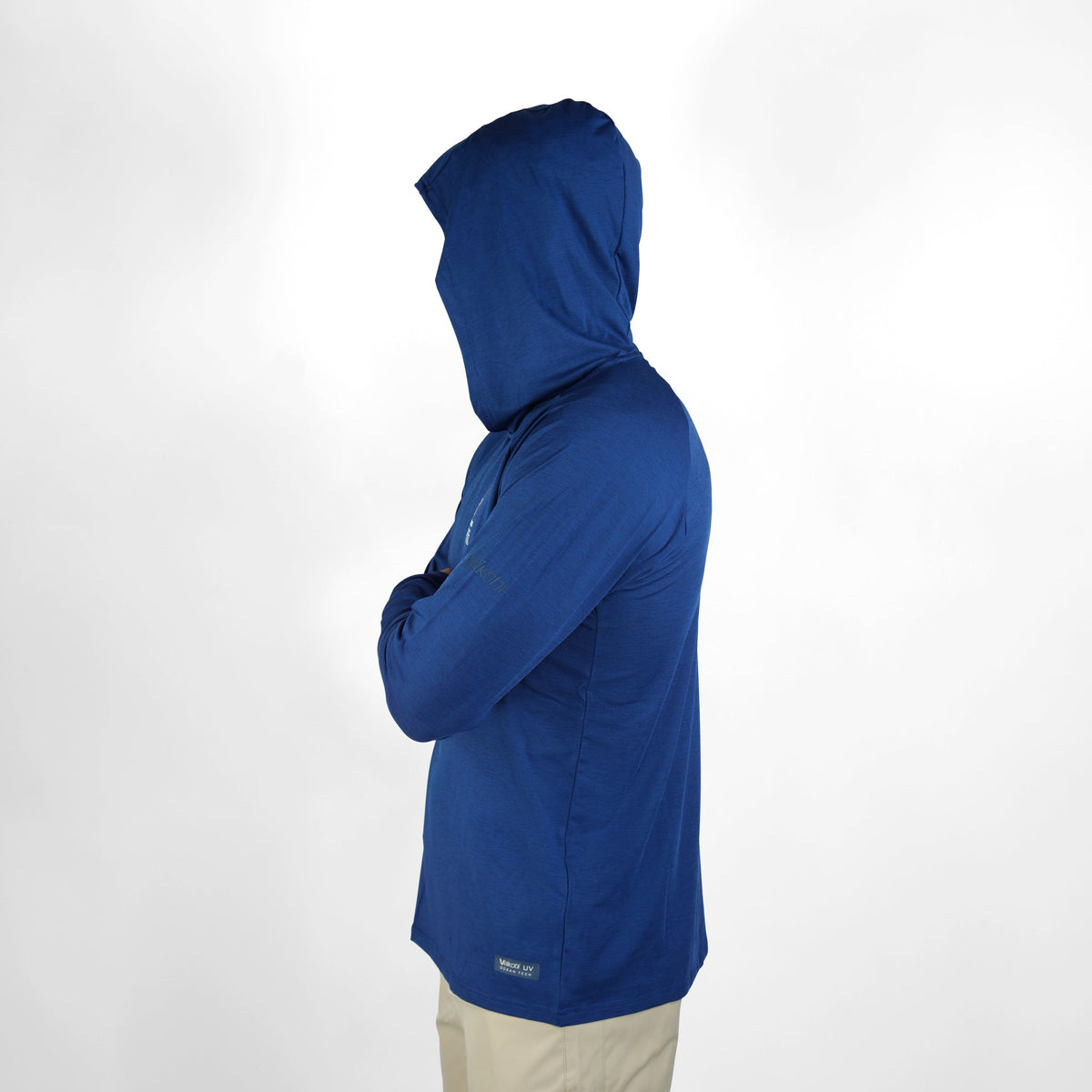 Vaikobi 18 Footers UV Ocean Tech Long Sleeve Hooded Top - Navy