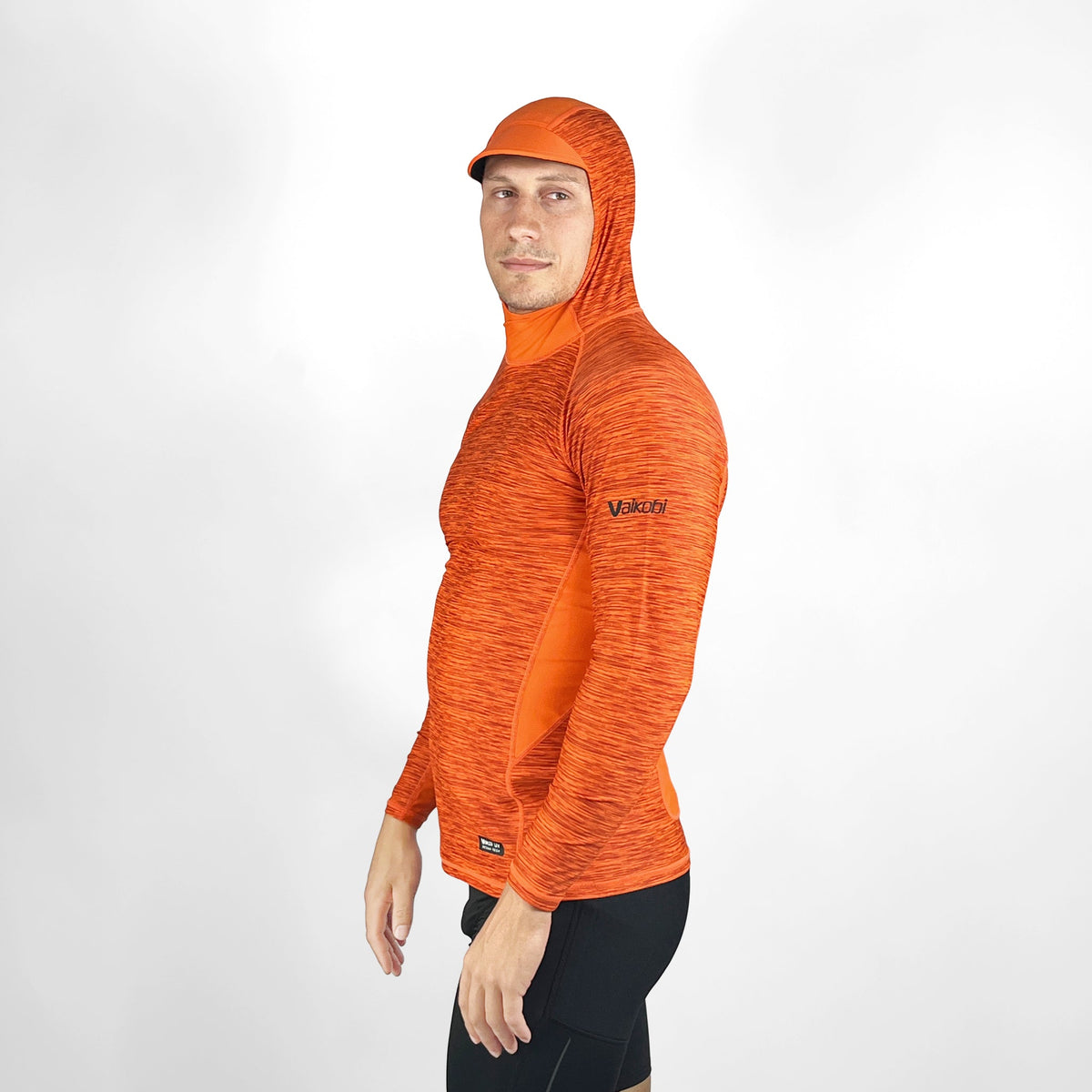 Vaikobi Hooded UV Long Sleeve Rash Top - Orange