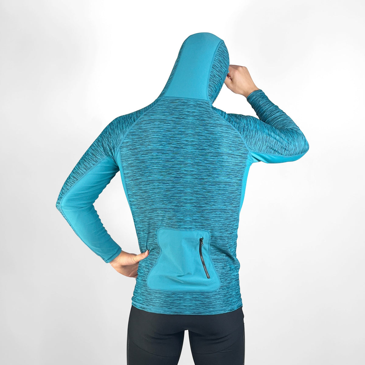 Vaikobi Hooded UV Long Sleeve Rash Top - Teal