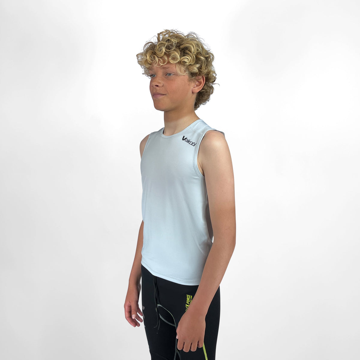 Vaikobi Youth UV Spandex Race Vest - Silver - Silver
