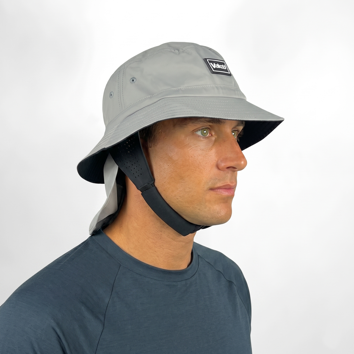 Vaikobi Downwind Surf Bucket Hat - Light Grey