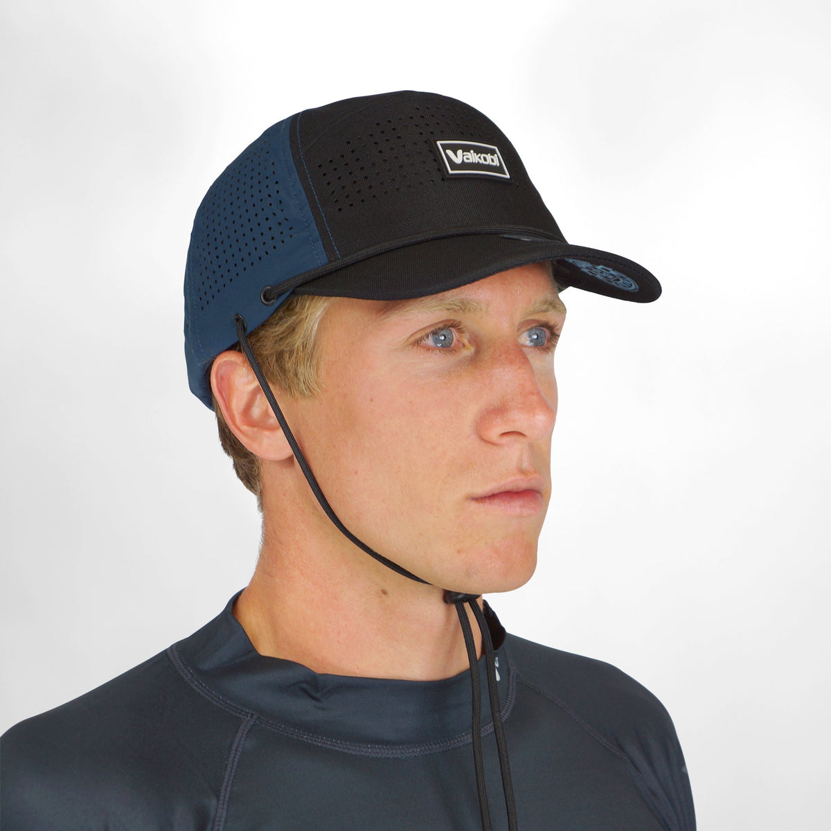 Vaikobi Bump Hat Hydro with Cord - Ocean Blue