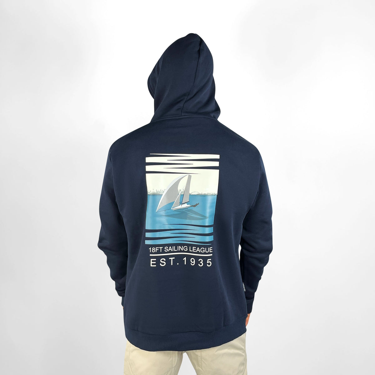 Vaikobi 18 Footers Torquay Hoodie - Navy