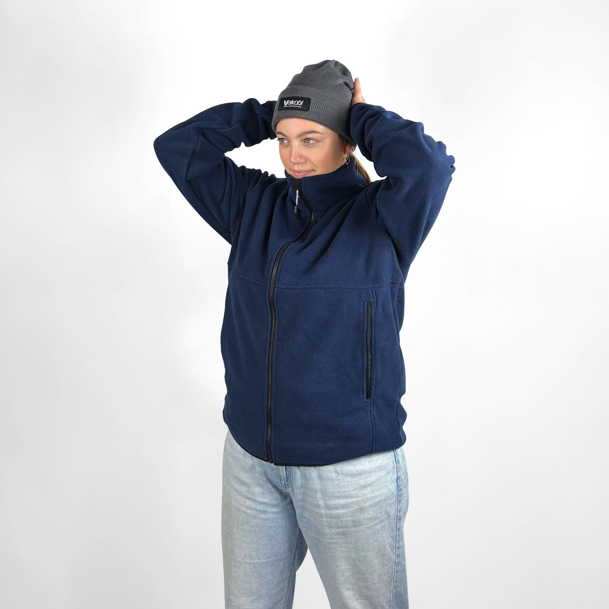 Vaikobi Microfleece Crew Jacket - Ink