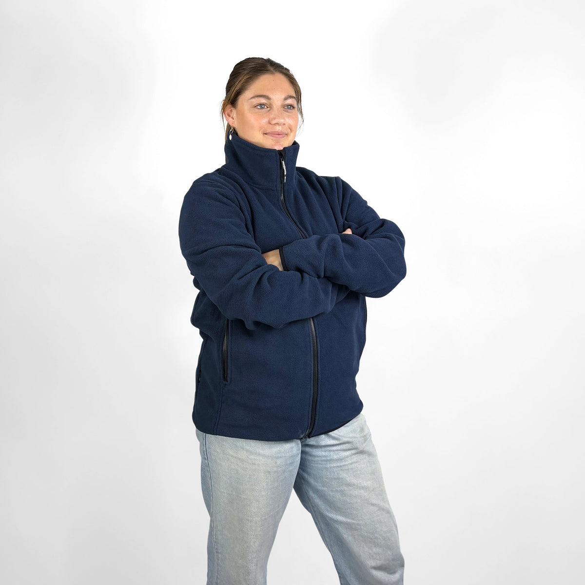 Vaikobi Microfleece Crew Jacket - Ink