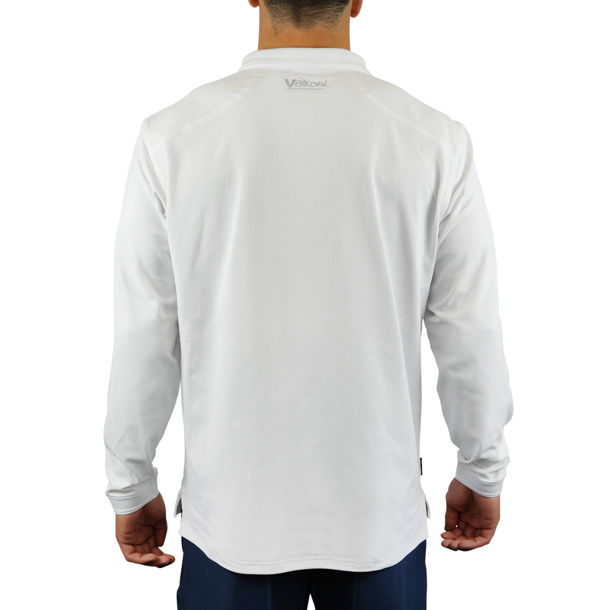 Vaikobi Antibes Long Sleeve Polo - White