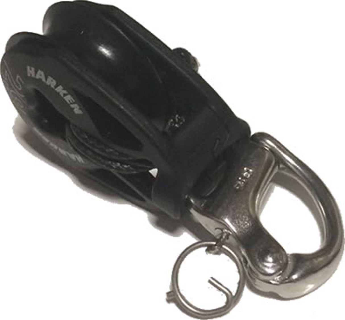 VX One Quick release Jib Clew Block for 2:1 with Tylaska TY4002 Plunger Shackle (1,000 lbs SWL)