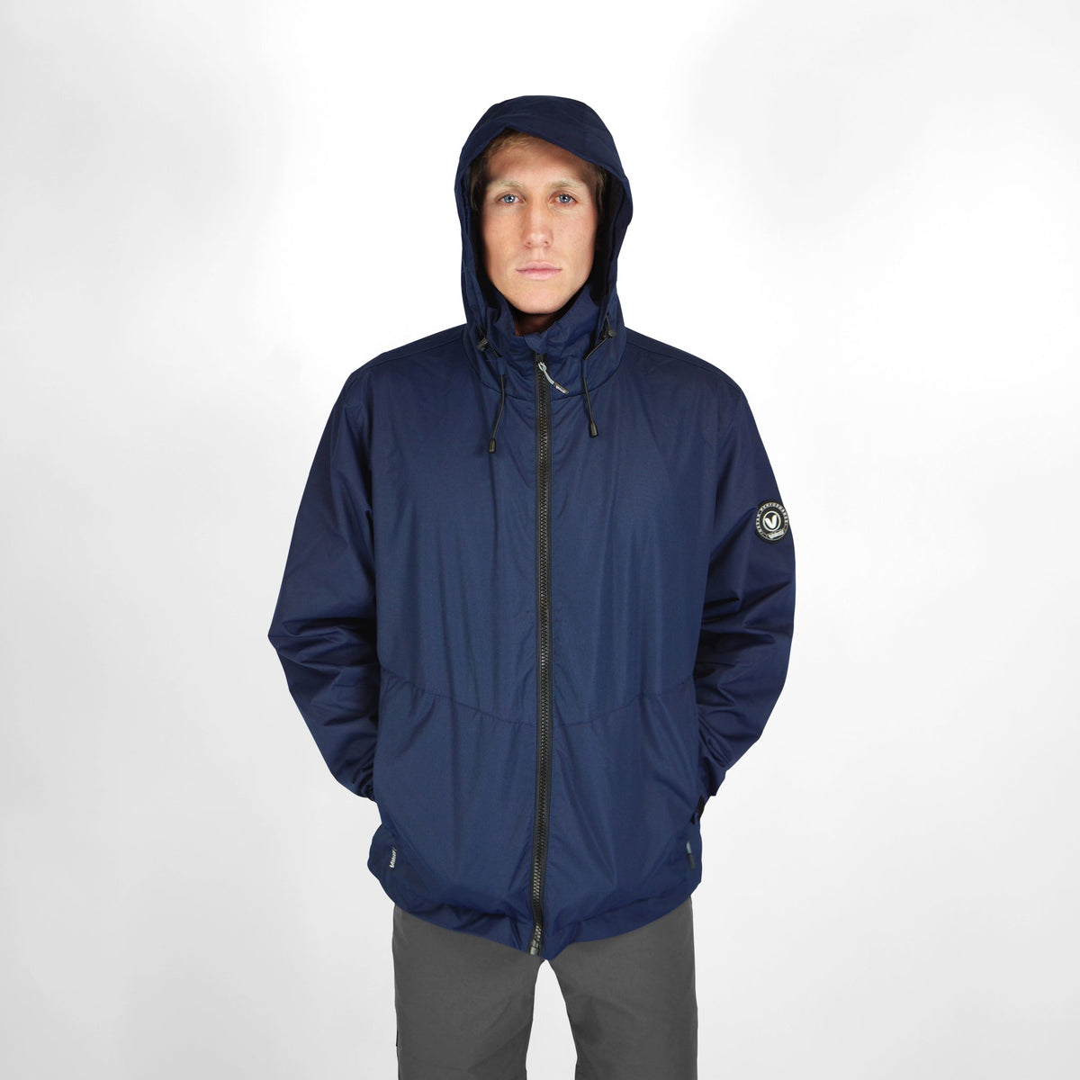 Vaikobi Lightweight Team Jacket with Hood - Ink