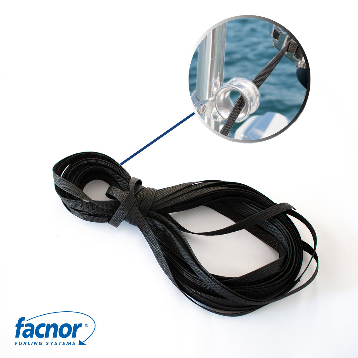 Facnor Webbing for FD170/190 (polyester, gray, standard kit)