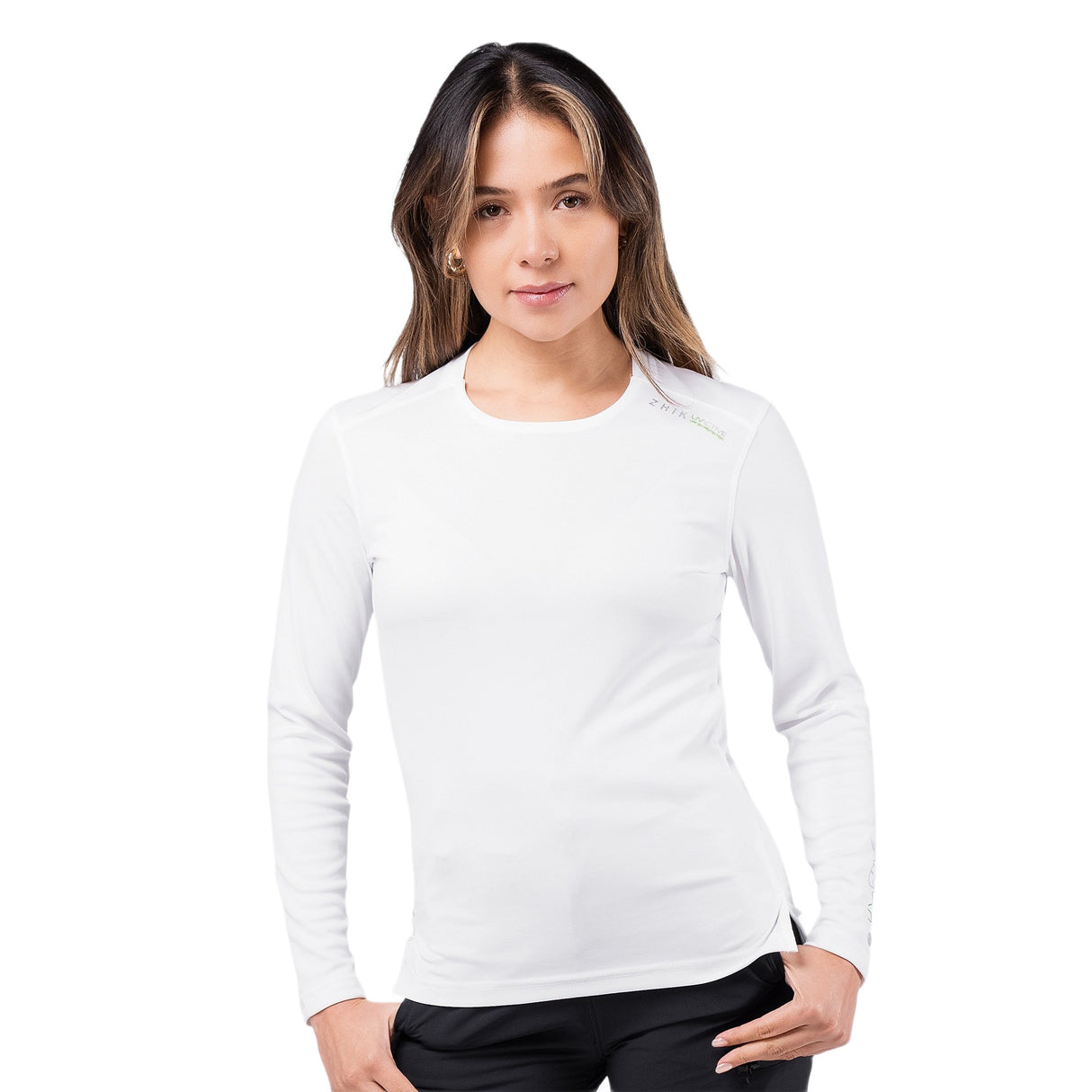 Zhik UVActive Long Sleeve Tech Top. Clearance sizes: Pink, White (M), Gray, Navy