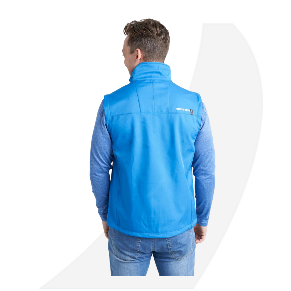 Rooster Soft Shell Gilet (Black, Blue)