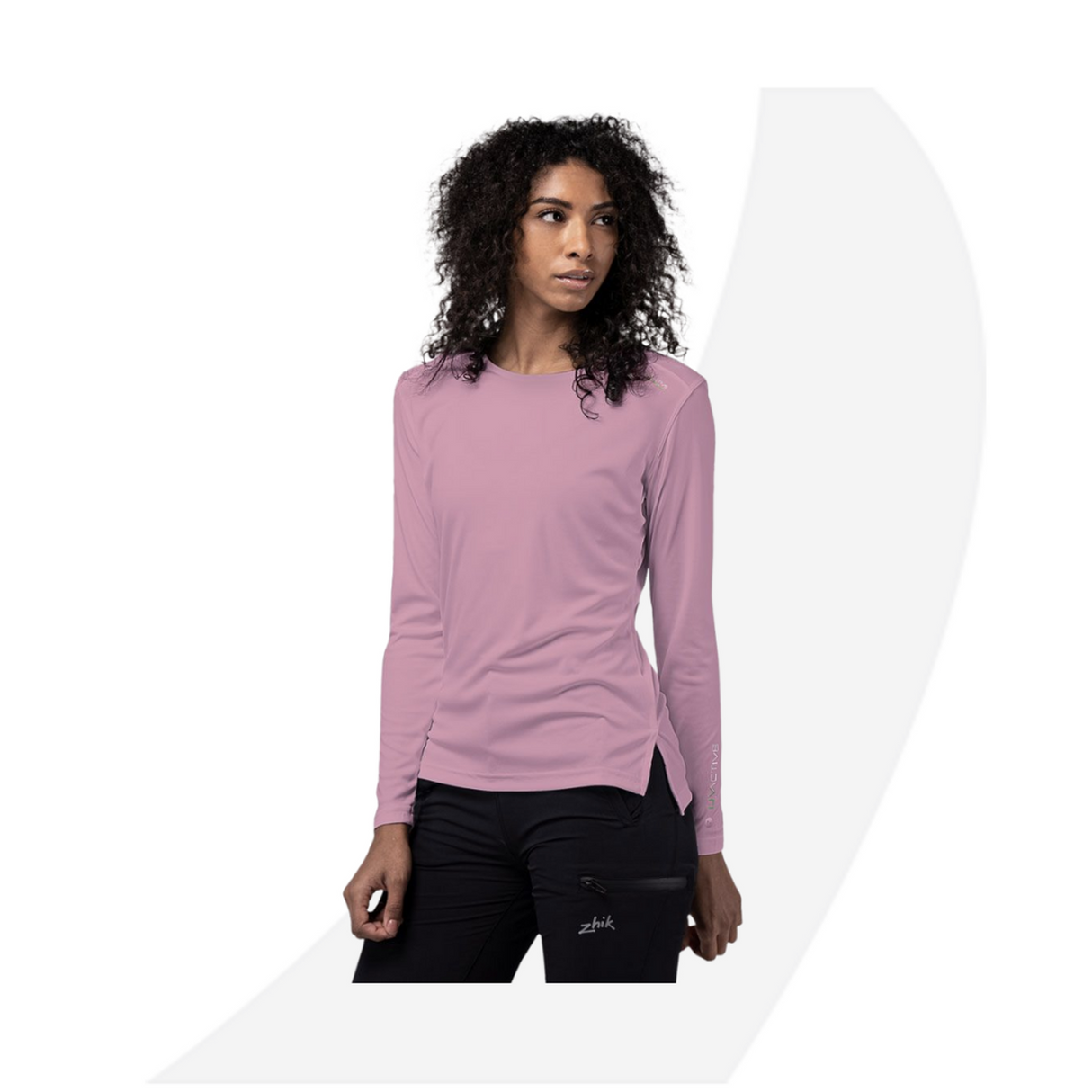 Zhik Limited Edition UVActive Long Sleeve Tech Top, Pink