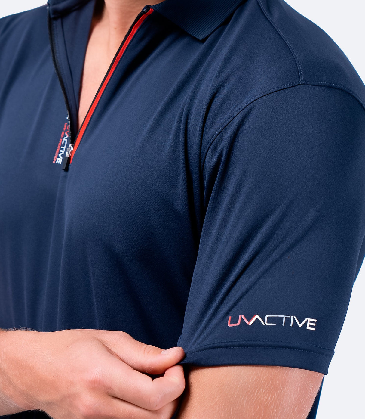 Zhik Mens UVActive Zip Sports Polo