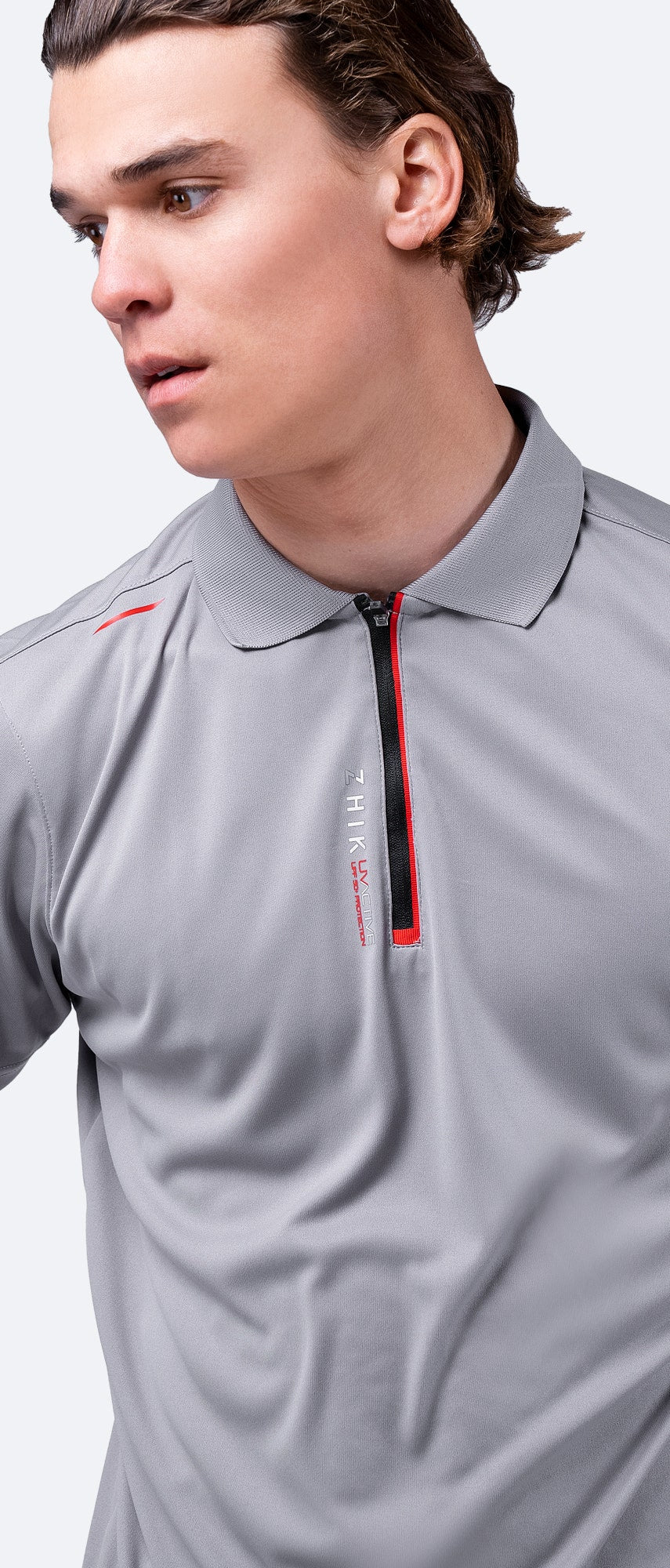 Zhik Mens UVActive Zip Sports Polo